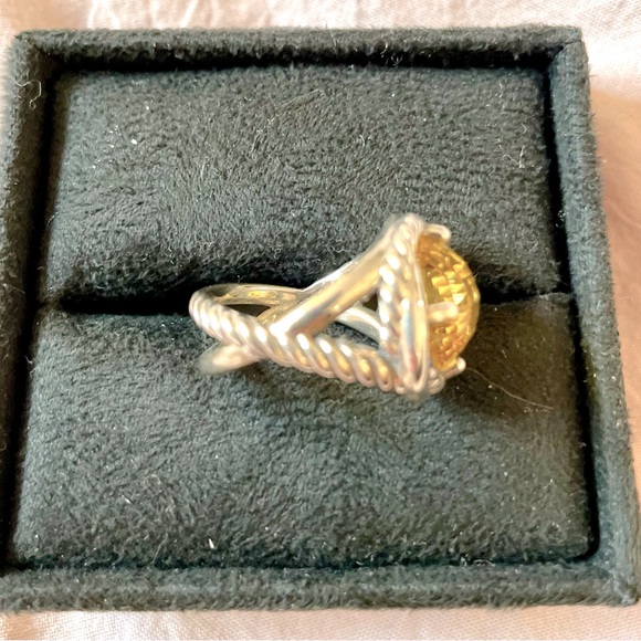 Davis Yurman size 6 Lemon Citrine ring - Picture 4 of 6